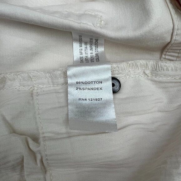 New Johnnie-O Sawyer Men US 36x32 Stone White Jeans Slim Fit Six-Pocket Casual - Picture 12 of 12